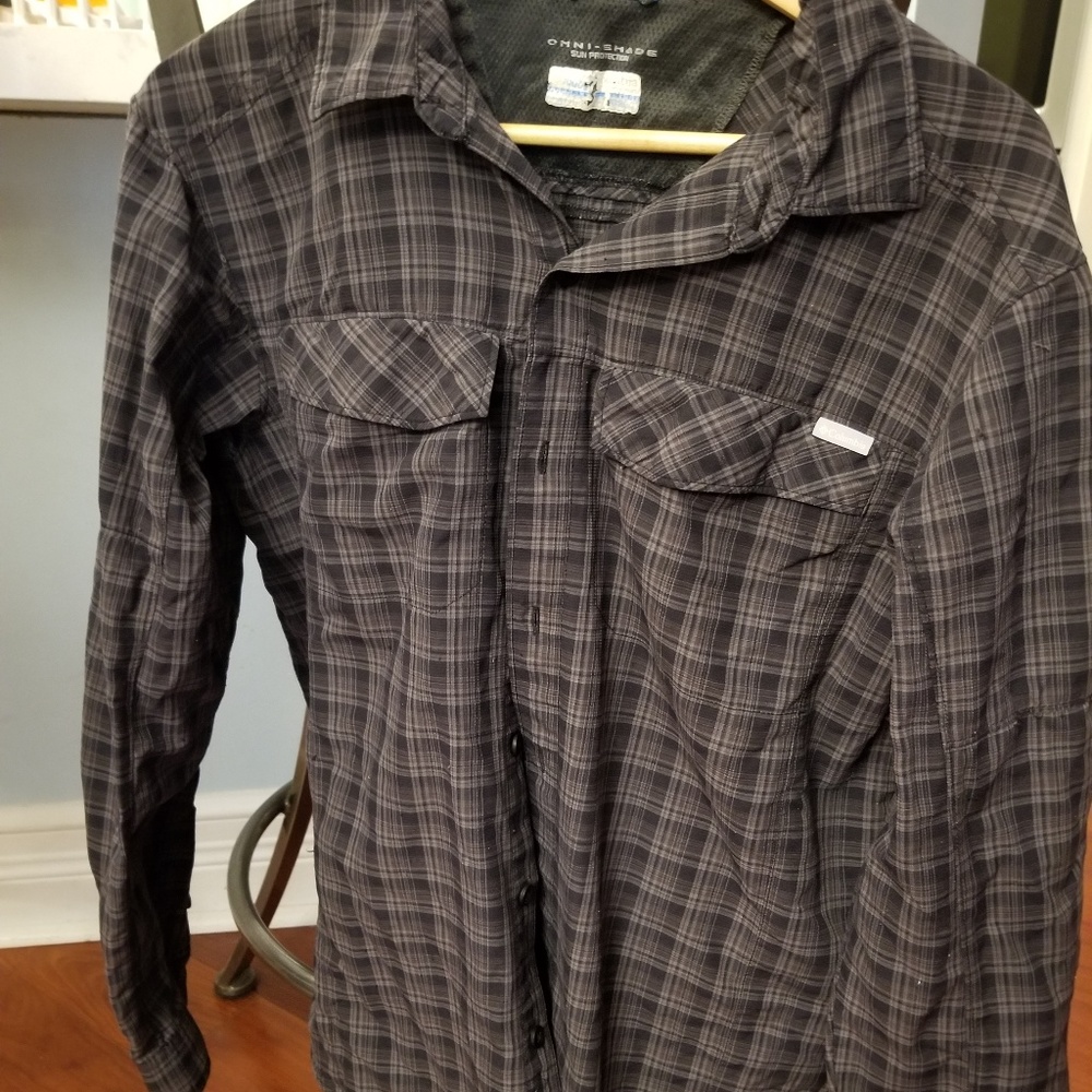 Columbia Omni-Shade Plaid Long Sleeve Shirt